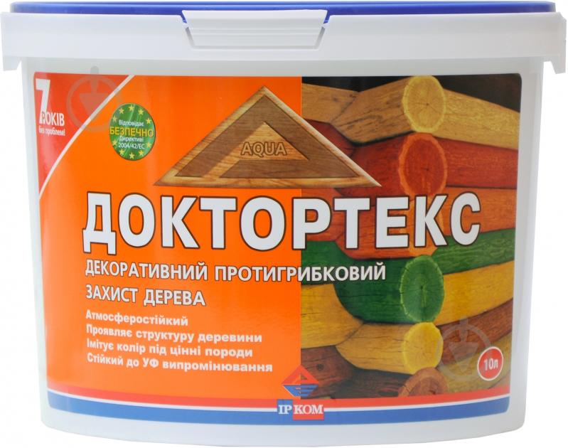 Лазур ІРКОМ Доктортекс IP-013 тік шовковистий мат 10 л - фото 2