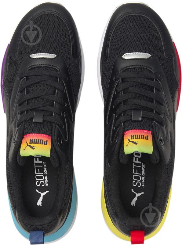 Кросівки чоловічі демісезонні Puma X-Ray Lite Rainbow 36886301 р.40,5 чорні - фото 6