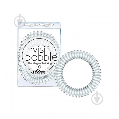 Резинка для волосся Invisibobble Slim Crystal Clear 3 шт. - фото 1