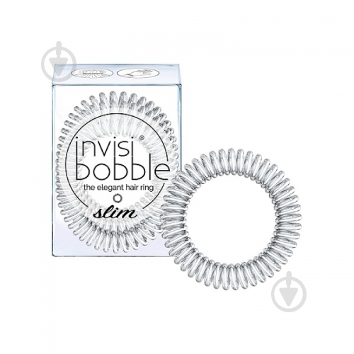 Резинка для волос Invisibobble Slim Chrome Sweet Chrome 3 шт. - фото 1