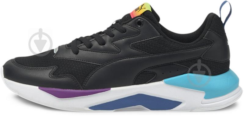 Кроссовки мужские демисезонные Puma X-Ray Lite Rainbow 36886301 р.41 черные - фото 1