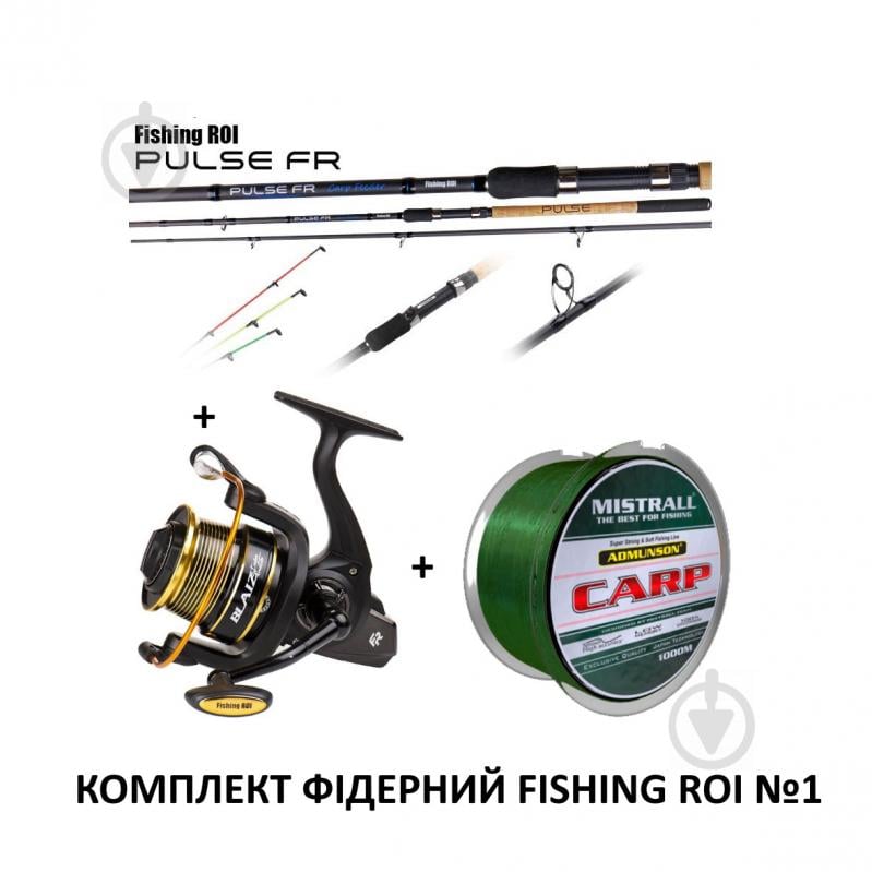 Набір Fishing ROI 390 см 40-140 ФІДЕРНИЙ №1 - фото 1