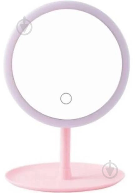 Зеркало косметическое Xiaomi Daylight Mirror HZJ001 Pink - фото 1