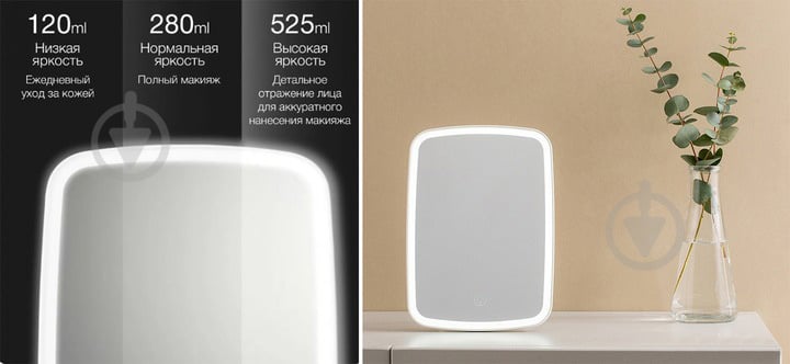 Зеркало косметическое Xiaomi Jordan Judy NV026 White - фото 3