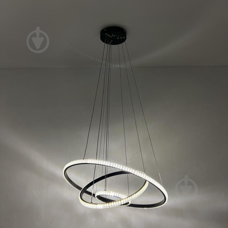 Люстра підвісна Luminaria LED світильник 75 Вт чорний JULIE 75W 3R BLACK - фото 2