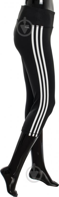 Лосини Adidas black 3 Stripe 3/4 Legging AJ9370 р.2XS чорний - фото 3