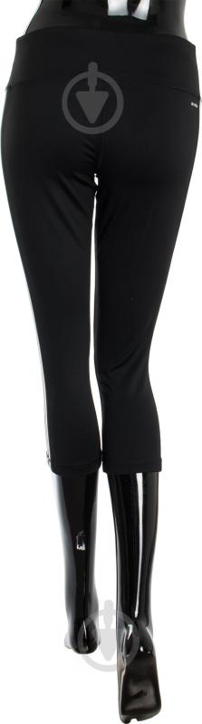 Лосины Adidas black 3 Stripe 3/4 Legging AJ9370 р.XS черный - фото 4