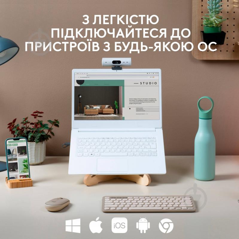 Клавиатура Logitech K380 Multi-Device Bluetooth Keyboard US (L920-011165) sand - фото 4