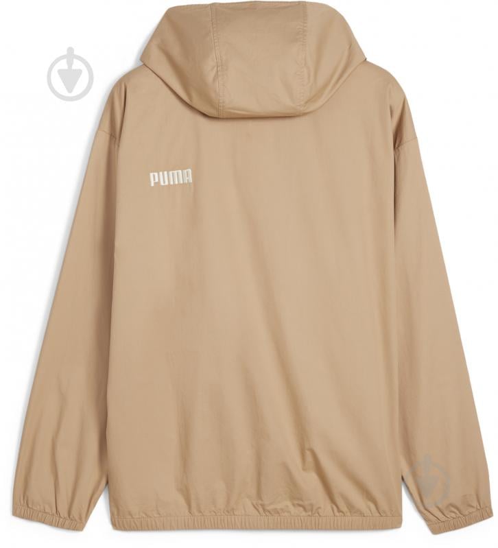 Куртка мужская демисезонная Puma HOODED COTTON JACKET 62368383 р.S бежевая - фото 2