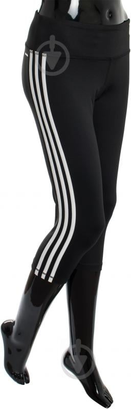 Лосины Adidas black 3 Stripe 3/4 Legging AJ9370 р.M черный - фото 2