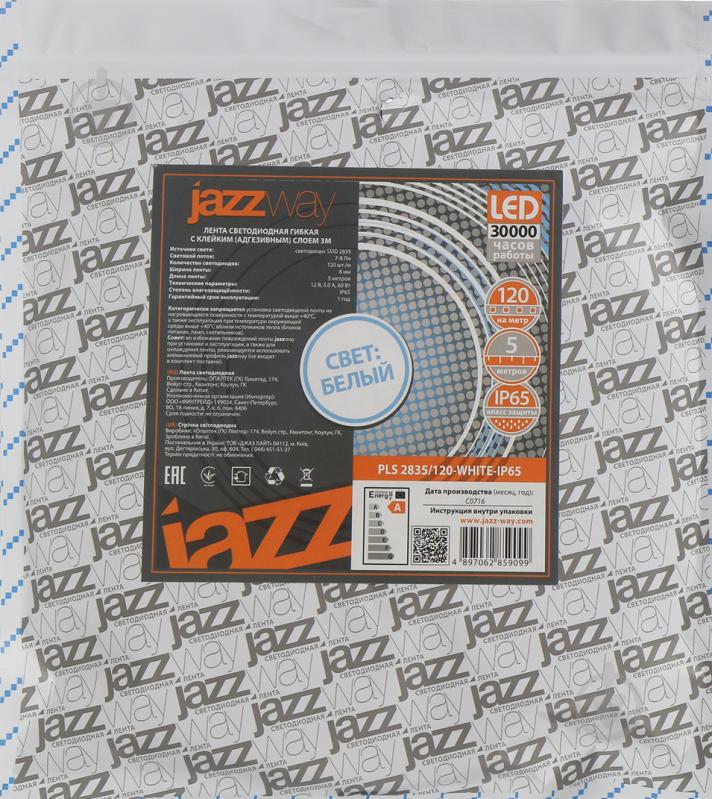 Стрічка світлодіодна Jazzway PLS 2835/120-SMD 12 Вт IP65 12 В денний 2859099 - фото 3