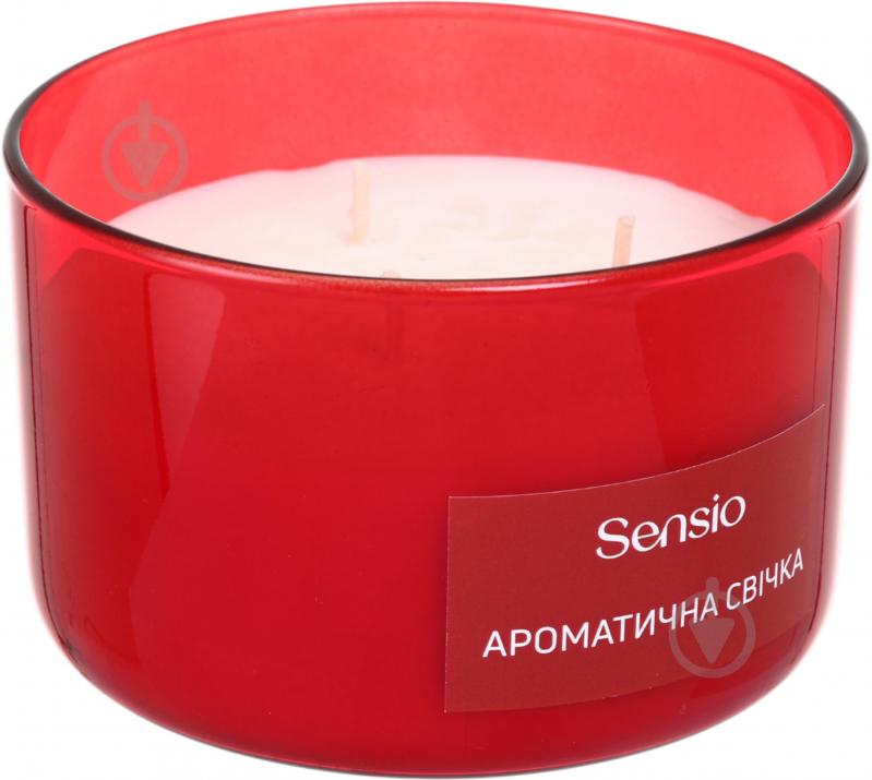 Свеча ароматическая Sensio Merry Glow красная - фото 3 Свеча ароматическая Sensio Merry Glow красная - фото 3