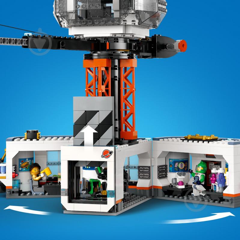 Конструктор LEGO City Космическая база и начинающая игровая площадка для ракета 60434 - фото 8