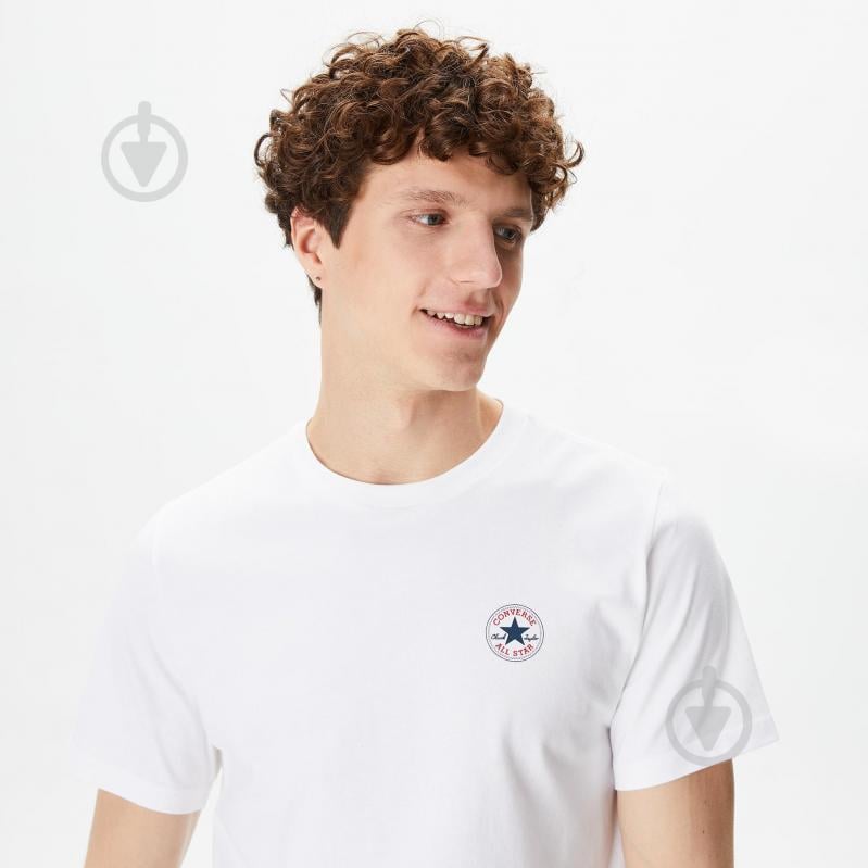 Футболка Converse CORE CHUCK PATCH TEE 10026565-102 р.3XS белый - фото 7