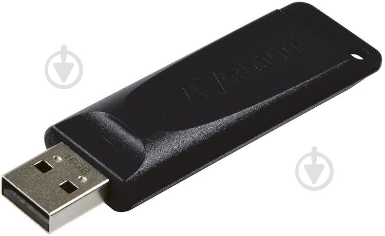 Флешпам'ять USB Verbatim 64 ГБ USB 2.0 black (98698) - фото 3 Флешпам'ять USB Verbatim 64 ГБ USB 2.0 black (98698) - фото 3