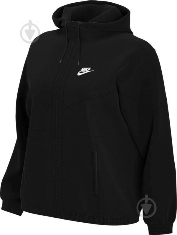 Вітрівка жіноча демісезонна Nike W NSW RPL WR ESSNTL WVN JKT DD5852-010 р.M чорна - фото 1