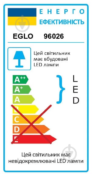 Светильник потолочный Eglo Capasso 1 24 Вт белый 3000 К 96026 - фото 3