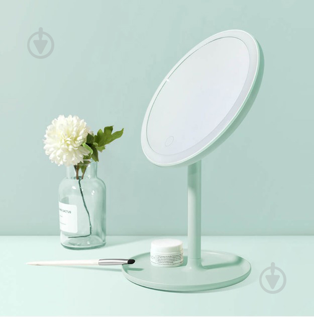 Зеркало косметическое Xiaomi DOCO Daylight Mirror HZJ001 USB green - фото 4