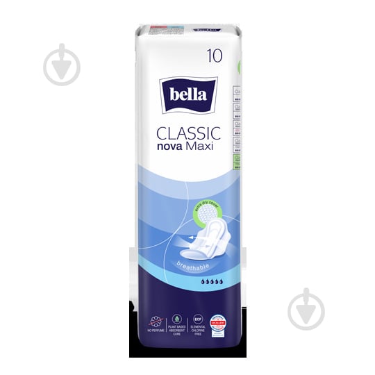 Прокладки Bella Classic Nova Maxi drainette 10 шт. - фото 1