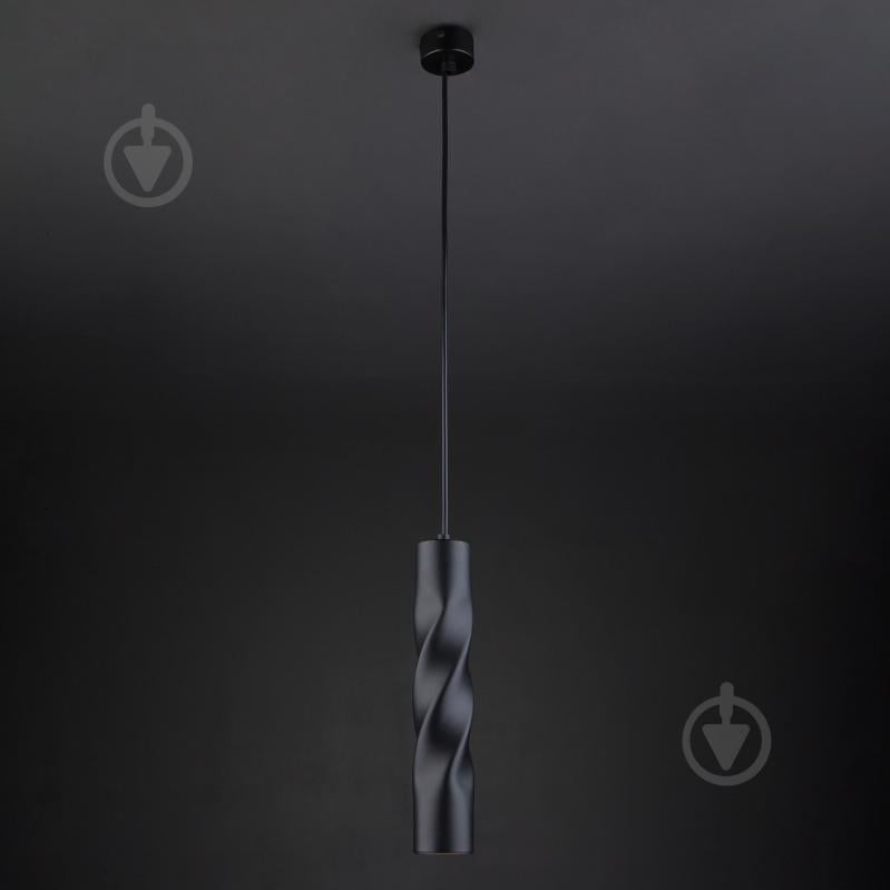 ВИТРИНА! Люстра подвесная Strotskis Scroll 50136/1 5 Вт LED-модуль черный - фото 3