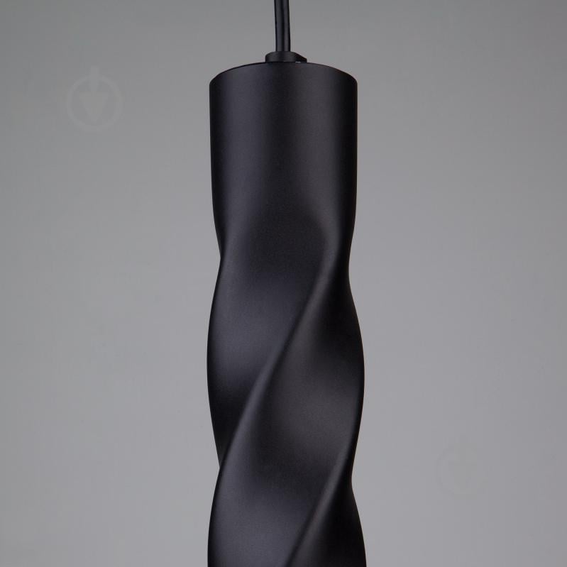 ВИТРИНА! Люстра подвесная Strotskis Scroll 50136/1 5 Вт LED-модуль черный - фото 4