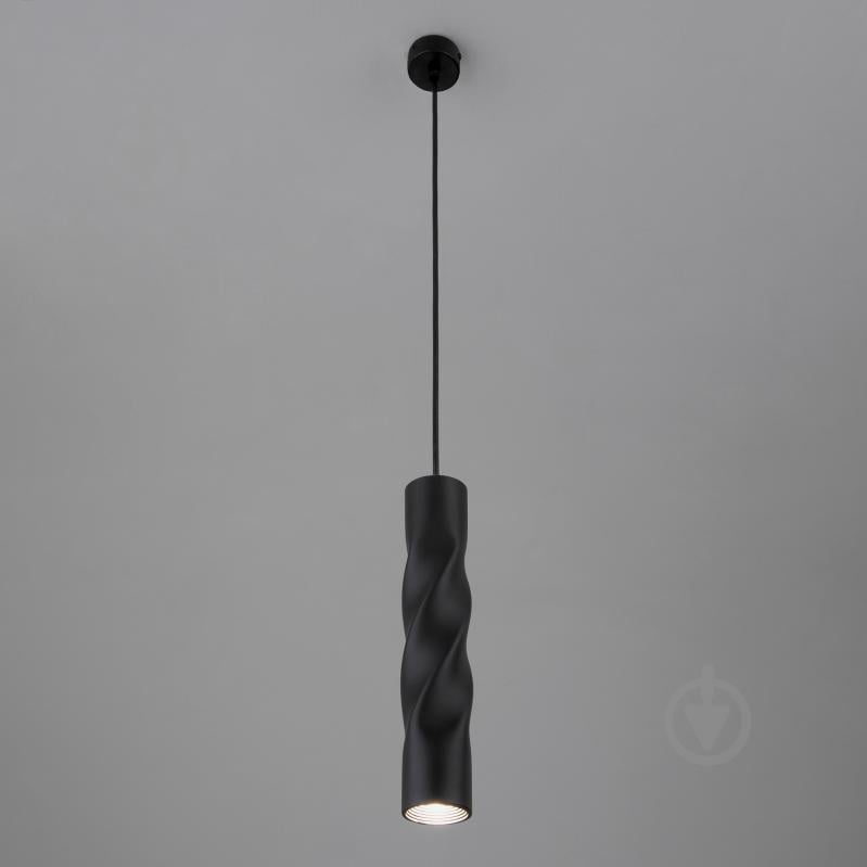 ВИТРИНА! Люстра подвесная Strotskis Scroll 50136/1 5 Вт LED-модуль черный - фото 8