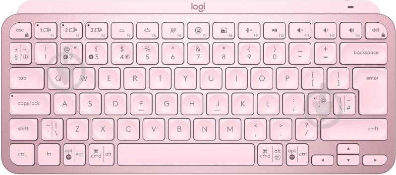 Клавиатура Logitech MX Keys Mini Minimalist Wireless Illuminated (920-010500) rose - фото 1