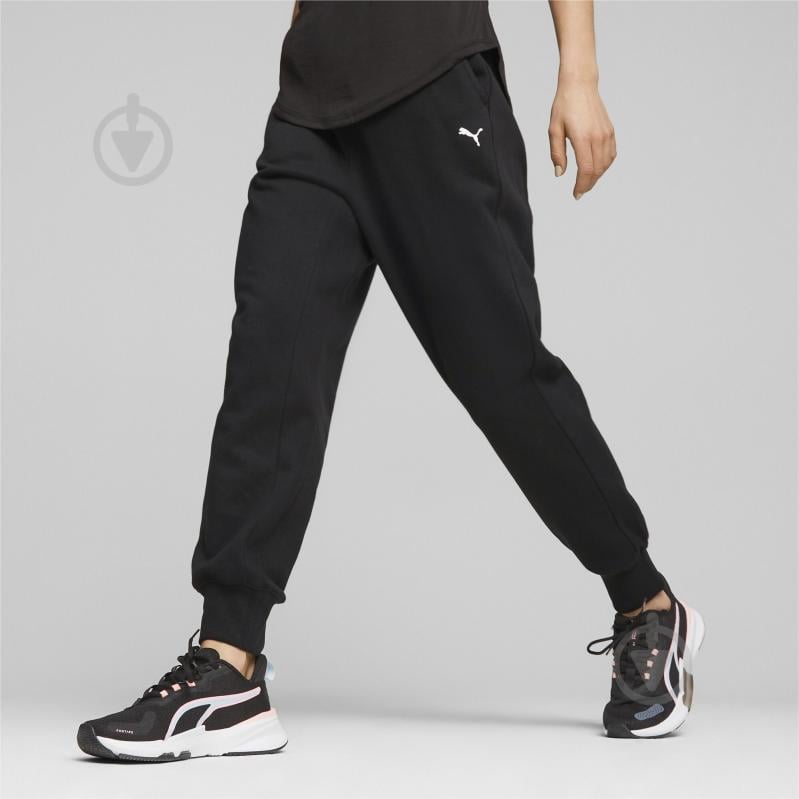 Штани Puma Train Favorite Fleece Pant 52423401 р. XS чорний - фото 3