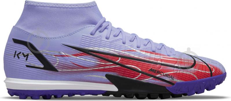 Cороконіжки Nike Mercurial Superfly 8 Academy KM TF DB2868-506 р.43 різнокольоровий - фото 3