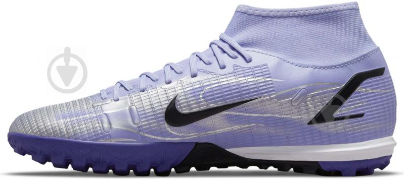 Cороконіжки Nike Mercurial Superfly 8 Academy KM TF DB2868-506 р.43 різнокольоровий - фото 6