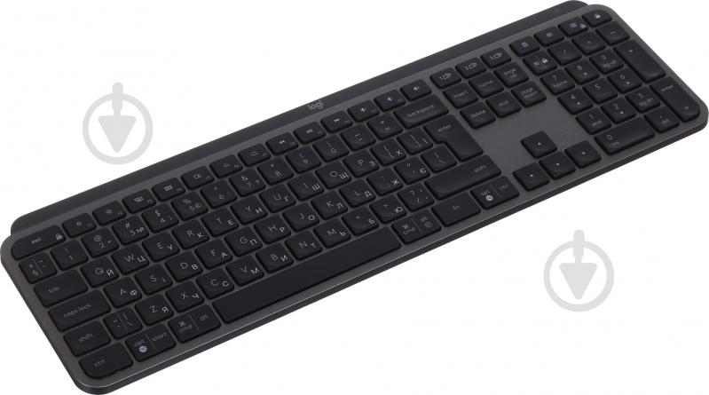 Клавіатура Logitech MX Keys Advanced Wireless Illuminated (L920-009415) graphite - фото 3