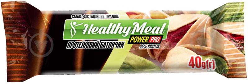 Протеиновый батончик POWER PRO с фисташками, глазированный (с подсластителем) 40 г - фото 1