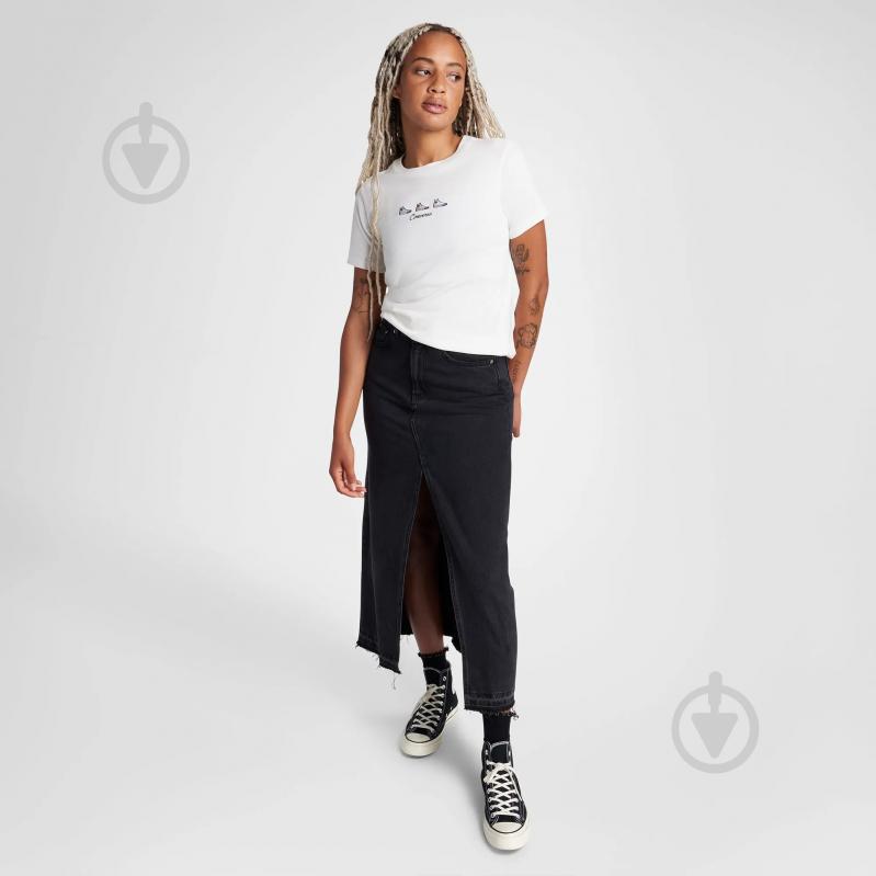 Футболка Converse CHUCK TAYLOR GRAPHIC TEE 10027753-286 р.M белый - фото 4