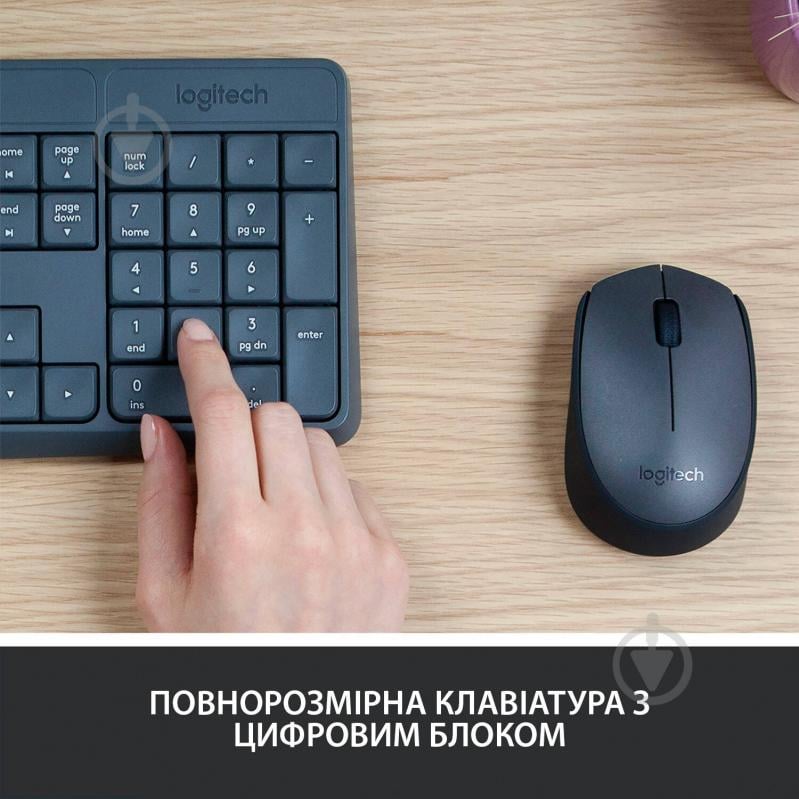 Комплект клавіатура та миша Logitech MK235 UA (920-007931) - фото 3