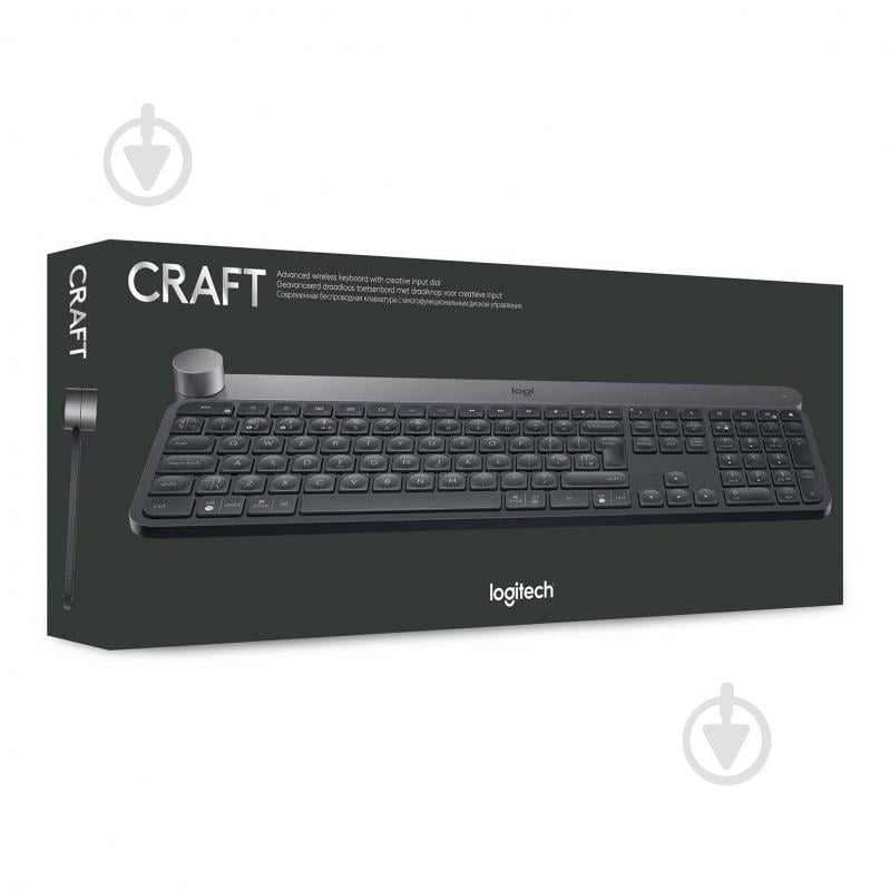 Клавиатура беспроводная Logitech Craft USB/Bluetooth (L920-008504) black - фото 6