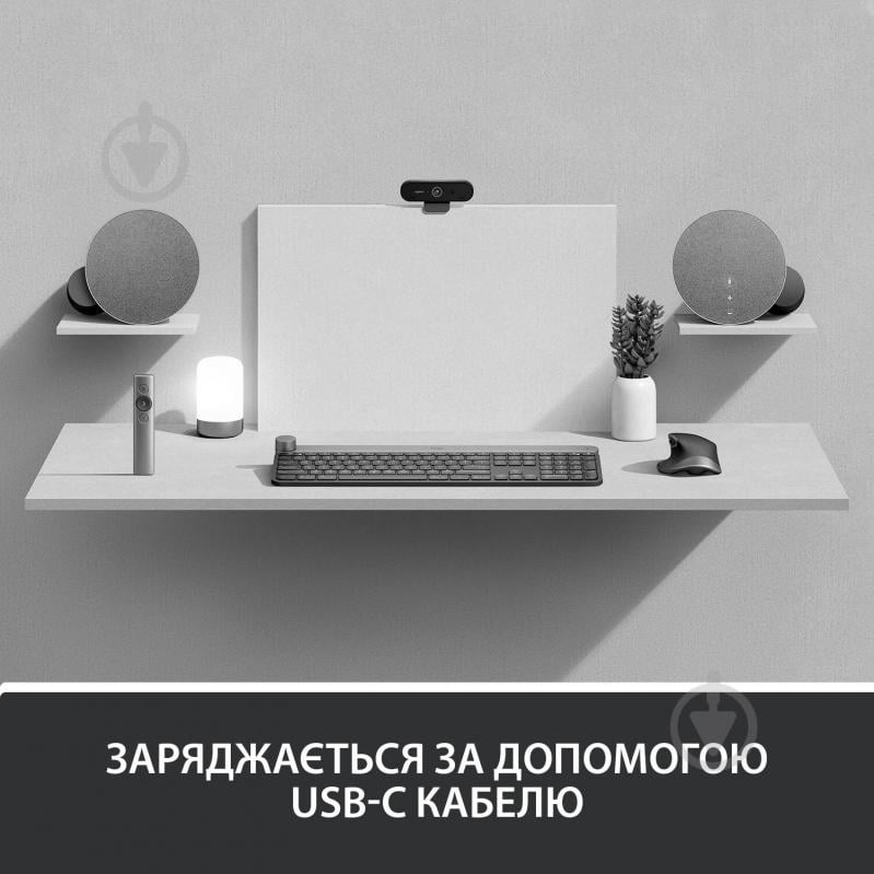 Клавиатура беспроводная Logitech Craft USB/Bluetooth (L920-008504) black - фото 8
