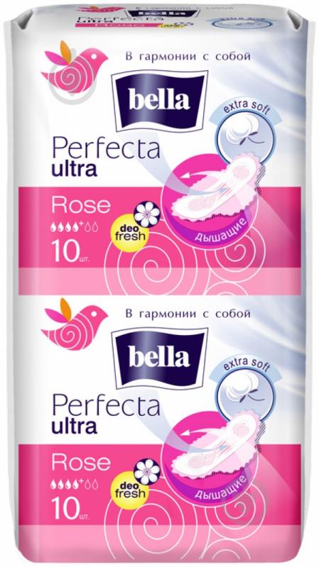 Прокладки гигиенические Bella Perfecta Ultra Deo Fresh Rose normal 20 шт. - фото 1