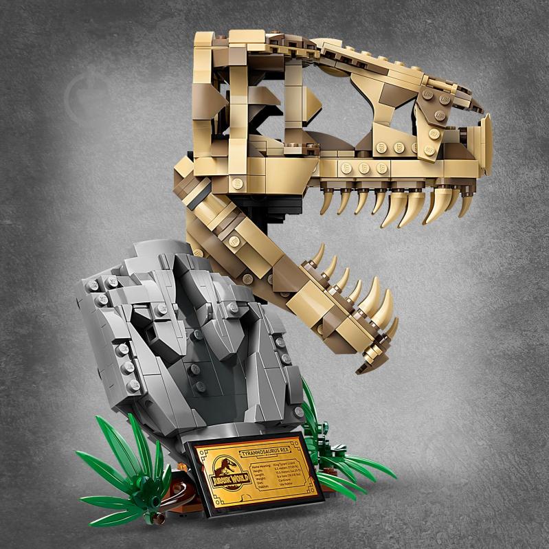 Конструктор LEGO Jurassic World Окаменелости динозавров: череп тиранозавра 76964 - фото 8