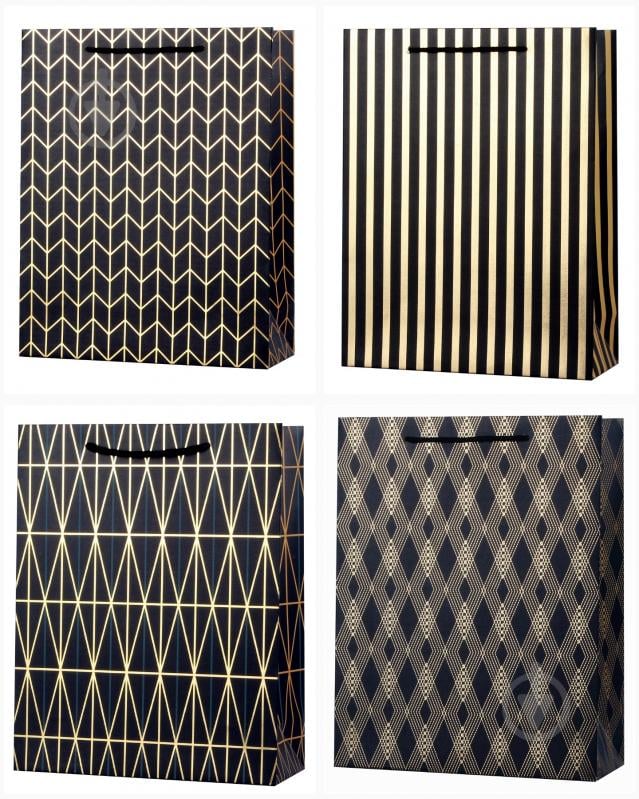 Пакет подарунковий S 18х23х8 см з малюнком - фото 1 Пакет подарунковий S 18х23х8 см з малюнком - фото 1