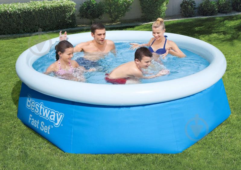 Басейн надувний Bestway 2100 л 244х66 см 57008 - фото 2