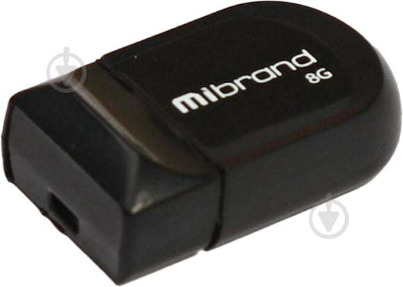 Флешпам'ять Mibrand Scorpio 8 ГБ USB 2.0 black (MI2.0/SC8M3B) - фото 1