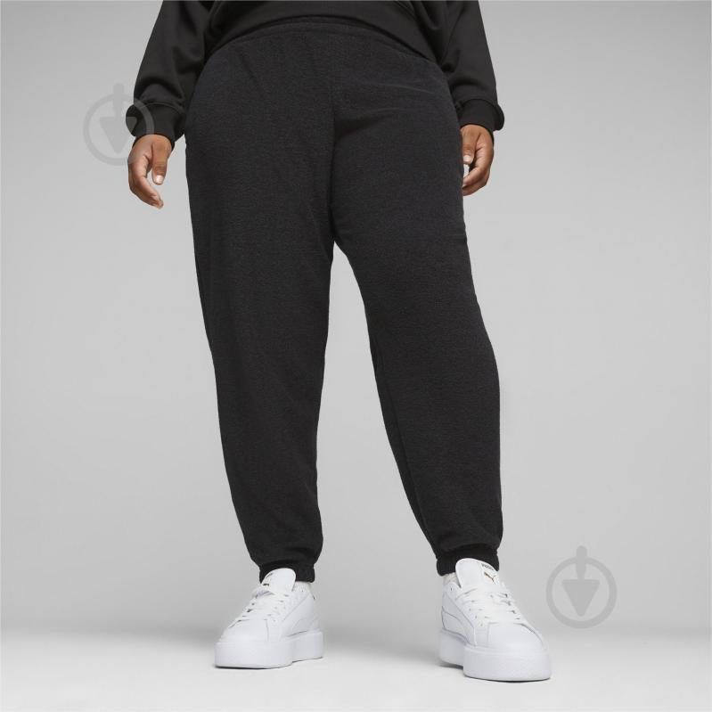 Брюки Puma CLASSICS FLEECE SWEATPANTS 62141401 р. S черный - фото 4