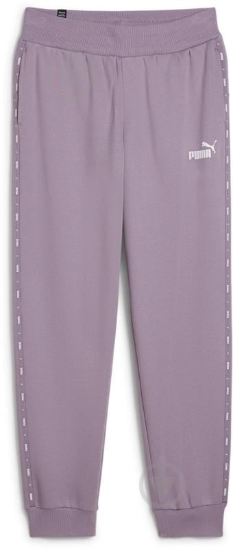 Брюки Puma ESS TAPE SWEATPANTS 67599930 р.XS фиолетовый - фото 1