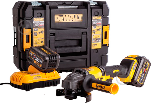 Болгарка (кутова шліфмашина) DeWalt FleхVolt акумуляторна DCG414T2 FleхVolt - фото 1