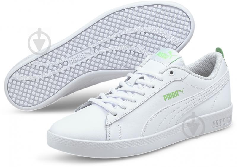 Кроссовки женские демисезонные Puma Smash Wns v2 L 36520828 р.39 белые - фото 2