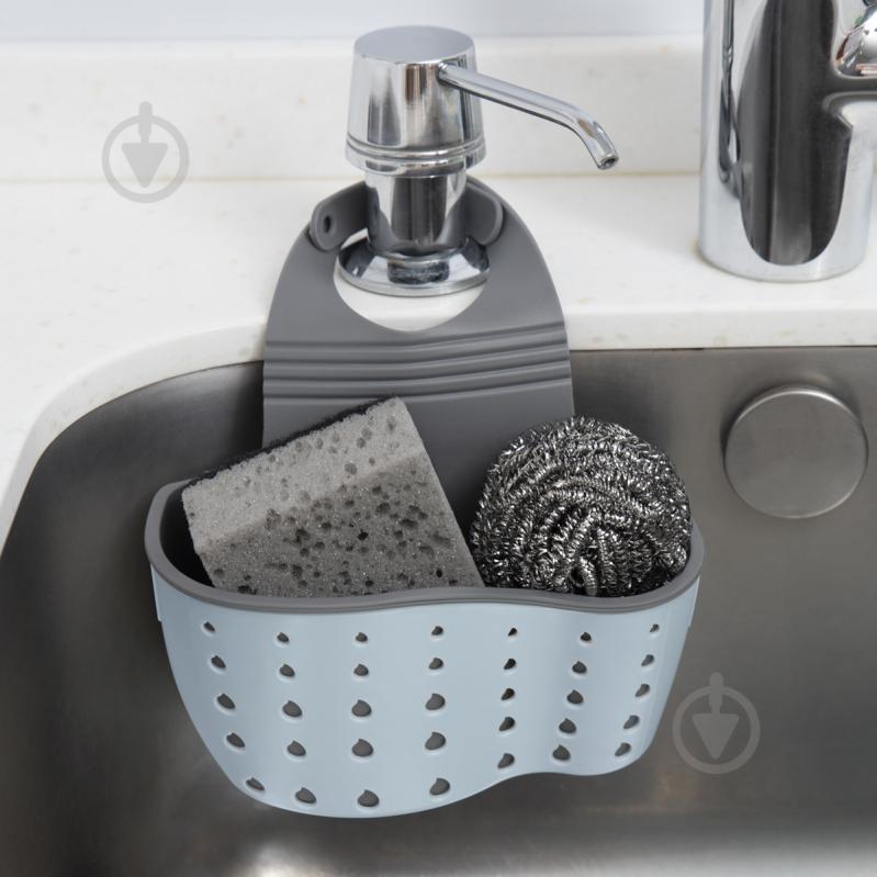 Держатель мочалки MVM голубой К-1524 - фото 5