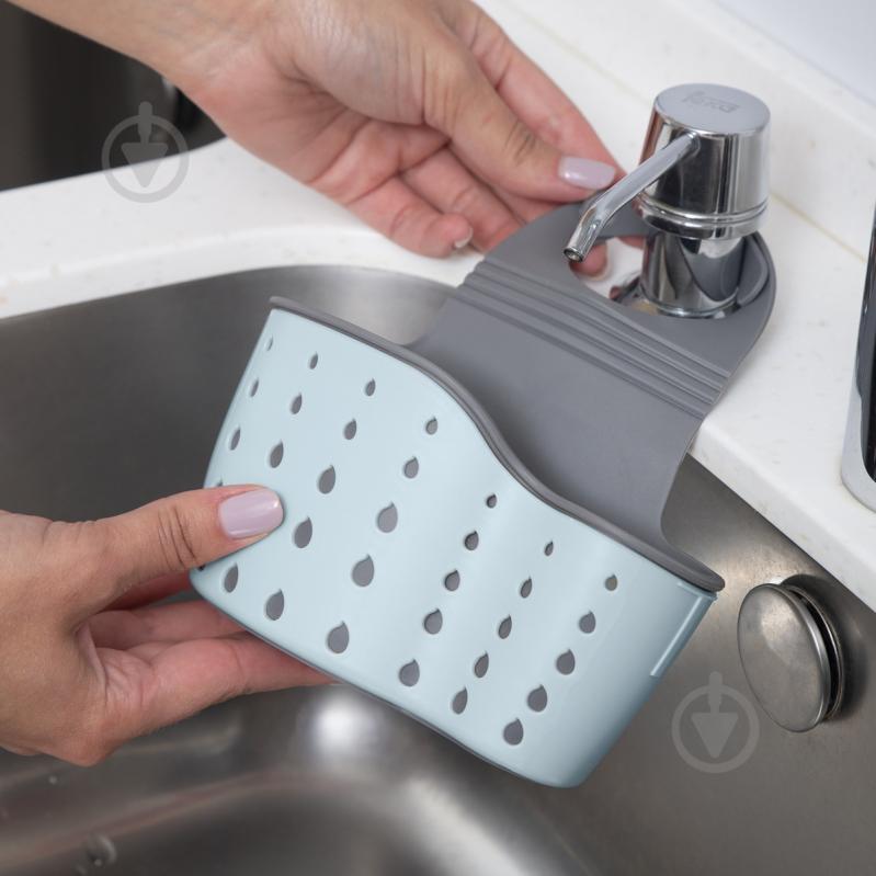 Держатель мочалки MVM голубой К-1524 - фото 8