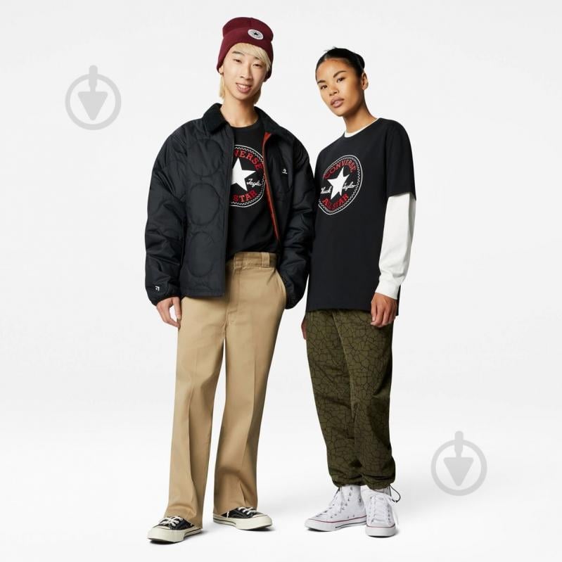 Футболка Converse Chuck Patch Tee 10025459-001 р.2XS черный - фото 5