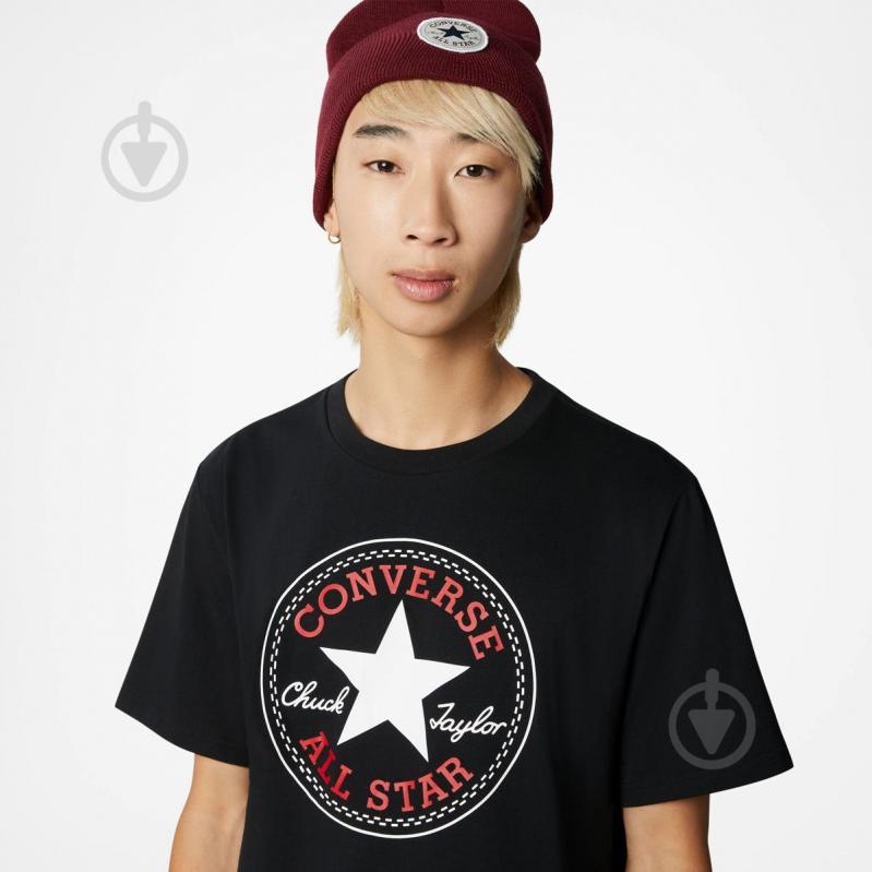 Футболка Converse Chuck Patch Tee 10025459-001 р.2XS черный - фото 3