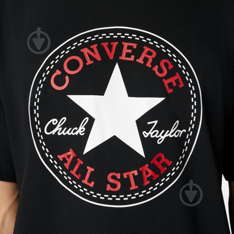 Футболка Converse Chuck Patch Tee 10025459-001 р.2XS черный - фото 4